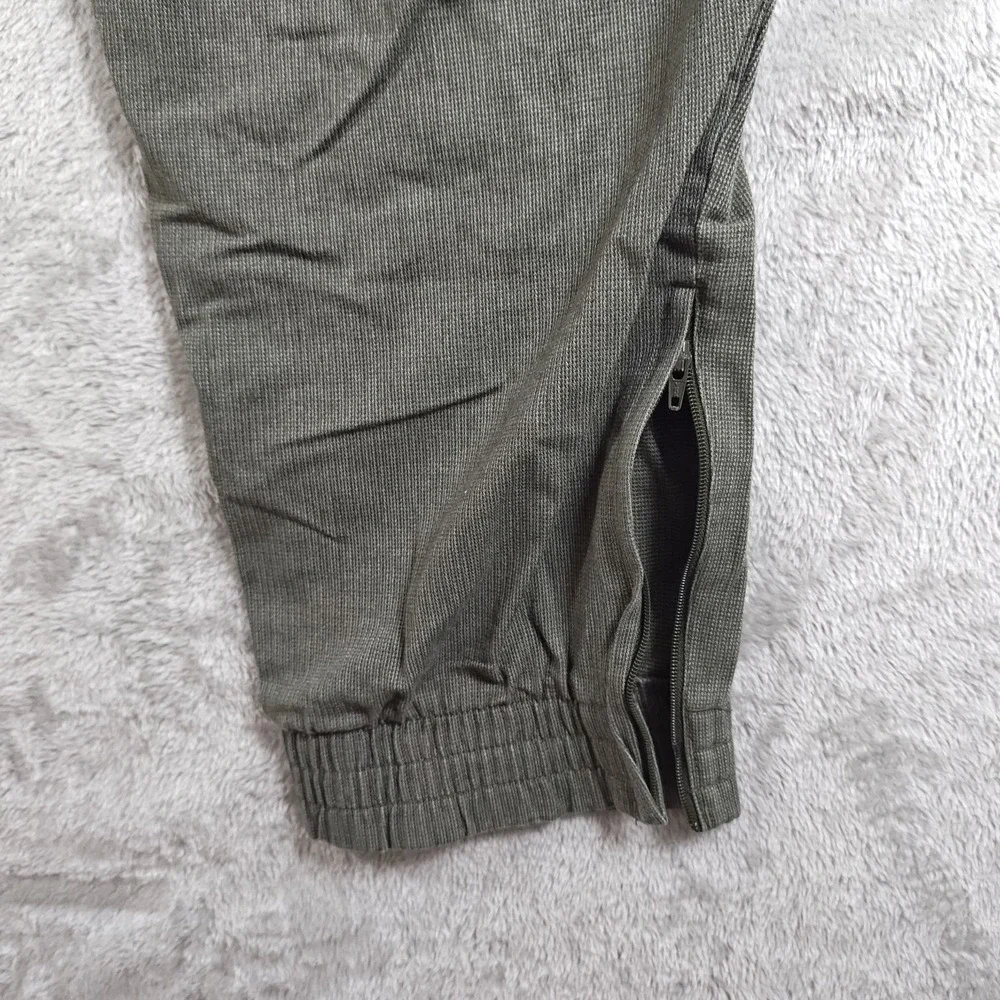 Adidas Jogger Pants Mens XXL Tapered Elastic Waist Ankle Zip Y2K Skater Woven